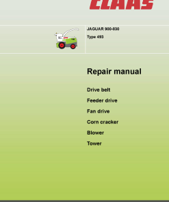 Claas Direct Disc JAGUAR 900 890 870 850 830 Type 493 Profistar Speedstar Forage Harvester Service Repair Manual