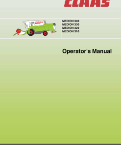 Claas MEDION 340 330 320 310 Combines Operation Manual