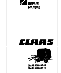 Claas ROLLANT 46 66 Baler Service Repair Manual