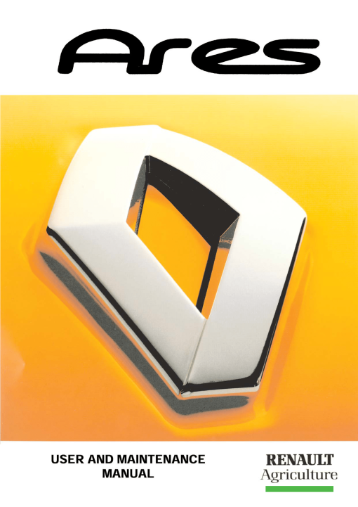 Claas Renault ARES 540 550 610 620 630 640 RX RZ T04 Operation Manual
