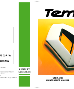 Claas TEMIS 610 630 650 Operation Manual