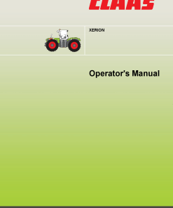 Claas XERION 3300 Tractor Operation Manual