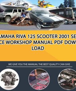 Yamaha RIVA 125 Scooter 2001 Service Workshop Manual PDF Download