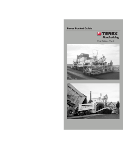 Cedarapids Paver Pocket Guide Roadbuilding Tier II Operation Maintenance Manual PDF Download