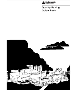Cedarapids Quality Paving Guide Book PDF Download