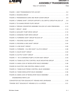 LeeBoy 785 Grader Assembly Transmission Manual PDF Download
