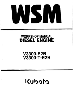 LeeBoy Kubota V3300 V3300-E2B V3300-T-E2B Engine Workshop Electrical Service Manual PDF Download