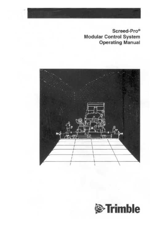 LeeBoy Spectra Physics Screed Pro Control Operators Manual PDF Download