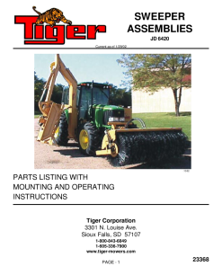 Tiger JD 6420 sweeper Asemblies Parts Manual PDF Download