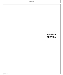 Tiger John Deere JD 6X20 T3F TRIPLE EGRESS Mower Operation and Parts Manual PDF Download