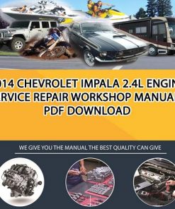 2014 Chevrolet Impala 2.4L Engine Service Repair Workshop Manuals PDF Download