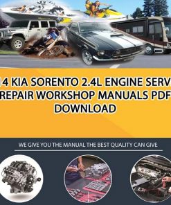 2014 Kia Sorento 2.4L Engine Service Repair Workshop Manuals PDF Download