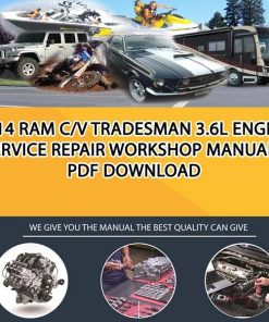 2014 RAM C/V Tradesman 3.6L Engine Service Repair Workshop Manuals PDF Download