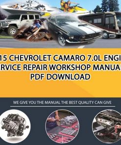 2015 Chevrolet Camaro 7.0L Engine Service Repair Workshop Manuals PDF Download