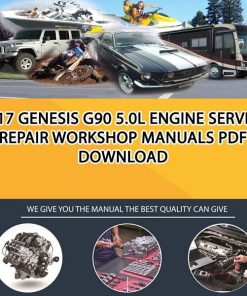 2017 Genesis G90 5.0L Engine Service Repair Workshop Manuals PDF Download