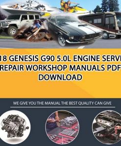 2018 Genesis G90 5.0L Engine Service Repair Workshop Manuals PDF Download