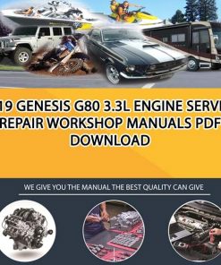 2019 Genesis G80 3.3L Engine Service Repair Workshop Manuals PDF Download