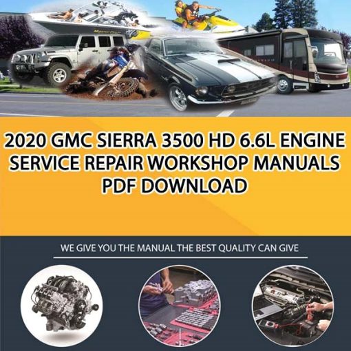 2020 GMC Sierra 3500 HD 6.6L Engine Service Repair Workshop Manuals PDF Download