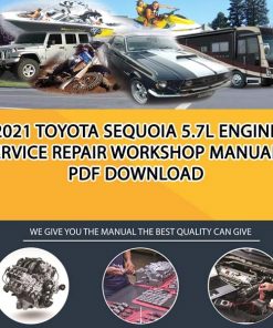 2021 Toyota Sequoia 5.7L Engine Service Repair Workshop Manuals PDF Download
